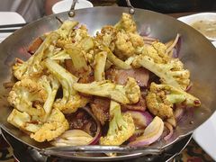 干锅有机菜花炒腊肉-城南往事风味主题餐厅(领秀城店)