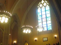 仰望大堂西侧花窗-沐恩堂