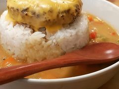 咖喱牛肉汉堡饭-红小满休闲餐厅(十全街店)