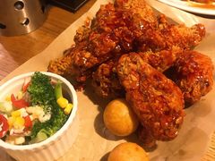 韩式炸鸡-包装马车·韩国料理·포장마차