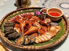 壮家簸萁宴拼盘-阿谋美食·广西菜