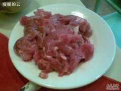 鲜的羊肉片-丰乐园大酒店