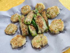 尖椒煎鱼饼-大笑饭堂(甲子桥店)