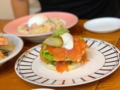 三文鱼水波蛋松饼-AFS Cafe & Canteen(闽江二路店)