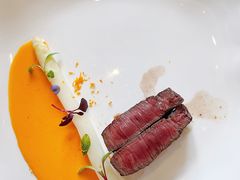 M7和牛牛柳配白芦笋-Jean Georges