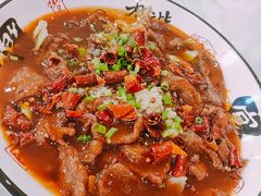 水煮牛肉-京天红酒家(马家堡店)