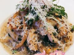 黑松露菌菇鸡肉奶油意面配温泉玉-77COM好吃的意大利菜(老城根店)