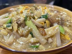 糟肉冬笋炒年糕-老袁炒年糕(富豪路店)