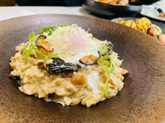 温泉蛋黑白松露烩饭-娜娜家•Nana’s restaurant (爱琴海店)