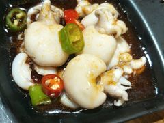 -东来菜馆•手抓海鲜家常菜•海鲜锅贴(鸽子窝店)