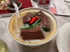 韭菜浸猪红-粤江春·早茶·潮粤菜·宴会(罗湖宝能中心店)
