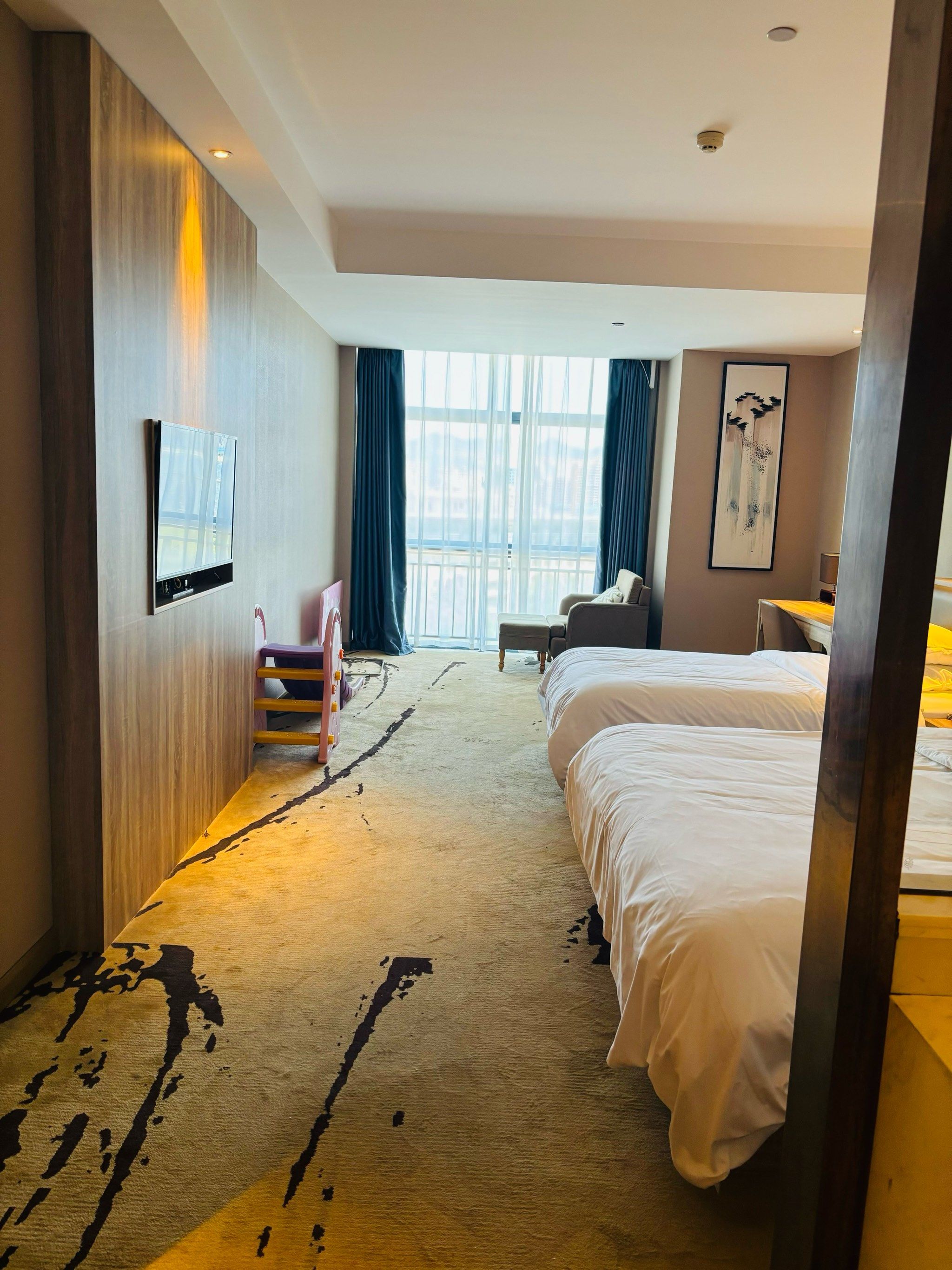 房内整洁干净,床垫非常舒服,工作人员都非常专业