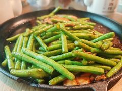 乡下虾酱花肉啫豆角-广府乡下·饭庄(新港东路店)