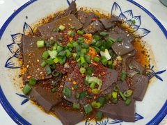 辣子蒜羊血-子午路张记肉夹馍(兵马俑店)