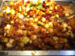 宫保鸡丁烤鱼（清江鱼/斤）-锦尚阁烤鱼(望京新荟城店)