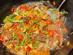 现炒黄牛肉-小隐人家(乐松店)