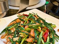 韭菜炒河虾-闽公馆·客家私房菜·商务宴请·包厢(杏林橡树湾店)