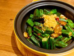 砂锅酱汁秋葵-闽上鲜·福建菜(龙湖滨江天街店)