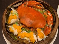 笼仔荷叶糯米和乐蟹-广州文华东方酒店·江-由辉师傅主理