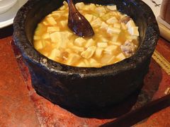 石锅鸡汤豆腐-绿茶餐厅(成都万象城店)