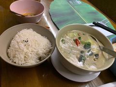 中部绿咖喱鸡肉-帕蓝·暹罗料理(曲阳店)