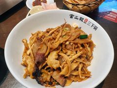 腊肉炒野山笋-富正毅三下锅·湘西韵味(天门山索道店)