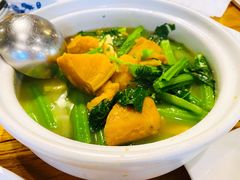 番薯煮芥兰叶-花溪雨·森林餐厅(石基店)