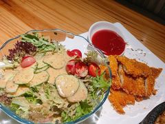 猪排沙拉-石榴院子(西施故里店)