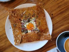 鸡蛋蘑菇熏肉荞麦可丽饼-RAC BAR(安福路店)