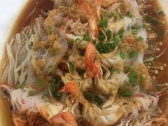 蒜蓉粉丝蒸开边虾-高德海鲜舫(黄河南大街店)