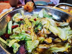 干锅手撕包菜-罗阳人家私房菜(罗阳路店)