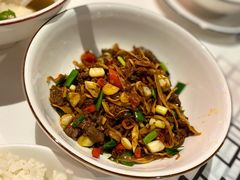糯米笋炒牛肉-农耕记·湖南土菜(halo广场店)