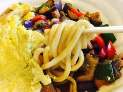 茄子肉丁鸡蛋拌面-文三里屯面馆(三里屯店)