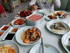 -绿岛港轩海鲜烤肉涮锅自助餐厅