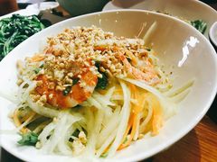 青木瓜鲜虾肉末沙拉-甘容西贡越南粉