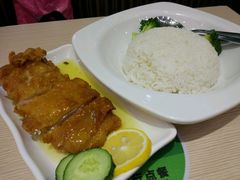 西柠鸡扒饭-佰搭果·广式茶餐厅(西华路店)