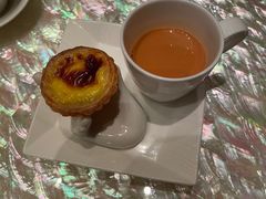 餐后葡挞配奶茶-8餐厅(新葡京酒店)