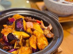 烧汁茄子牛仔骨-启香鸡私房菜(湖景店)