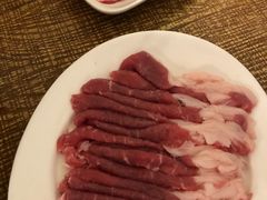 手切羊上脑和手切羊后腿-老门框爆肚涮肉(金宝街店)