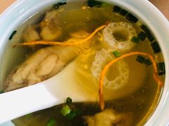 清炖鲜松茸菌汤-唐廊烤鸭店(工体店)