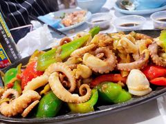 爆炒八爪鱼-阿尔法海鲜排档(爱琴海店)
