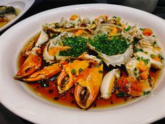 葱爆膏蟹-望乡楼上海菜(日月光店)