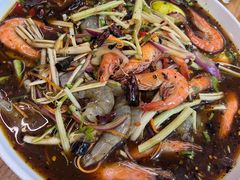 凉拌虾-玛扎烧烤私房菜
