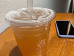 冰摇桃气乌龙茶-煮叶(悠唐广场店)