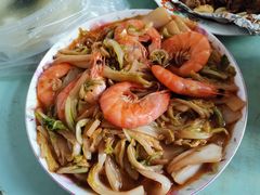 大虾烧白菜-老东镇啤酒屋海鲜加工·蒸汽海鲜·海鲜烧烤(台东店)