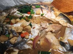 蒜香蒸鱼-鱼鼎香烤鱼火锅(华发商都店)