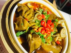 手剪香菇肥肠-贤合庄卤味火锅(济南泉城路店)