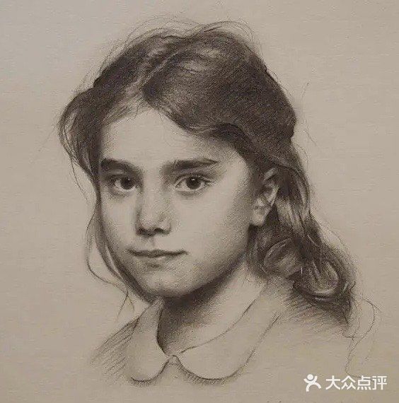 炭笔人物肖像画，你感觉效果怎么样？