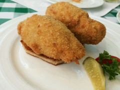 奶油鸡卷-小白桦西餐厅