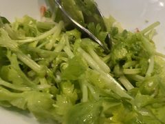 烤虾松拌芹菜苗-北京泰富酒店-柏景轩中餐厅